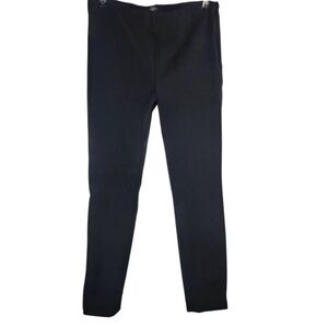 LOFT Petites Black Slim Ankle Pants w/ Gold Zippers | Size 2P